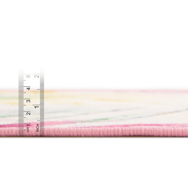 Ivory 2' x 3' 1 Jill Zarin Caribbean Outdoor Rectangle Area Rug Weather Resistant for Patio, Deck, Terrace, Balcony, Porch 100% Premium Nylon Pile Coastal Carpet for Sale at Rug Engine