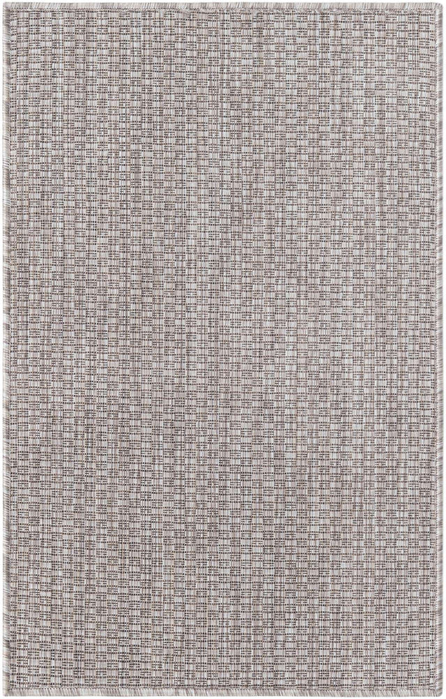 Beige 2' x 3' 1 Outdoor Solid Rectangle Area Rug Weather Resistant for Patio, Deck, Terrace, Balcony, Porch 100% Polypropylene Minimalist Waterproof Carpet for Sale at Rug Engine