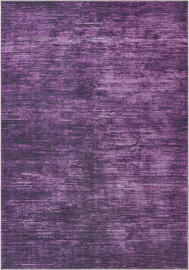 Purple 7' 10 x 11' Asha Rectangle Area Rug 100% Chenille Cotton Easy Clean Indoor Living Dining Bedroom Office Carpet for Sale at Rug Engine
