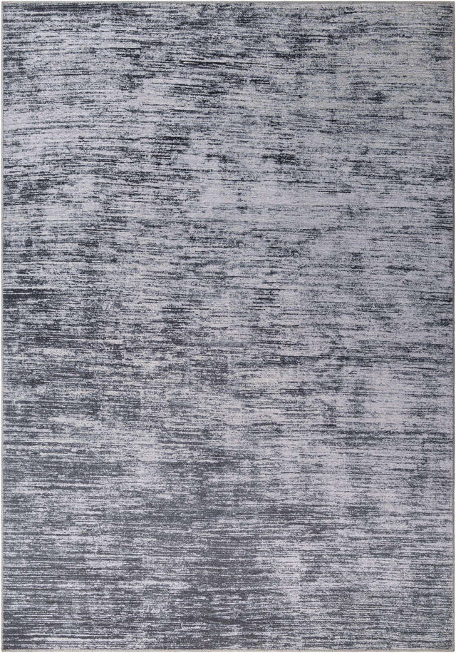 Gray 7' 10 x 11' Asha Rectangle Area Rug 100% Chenille Cotton Easy Clean Indoor Living Dining Bedroom Office Carpet for Sale at Rug Engine