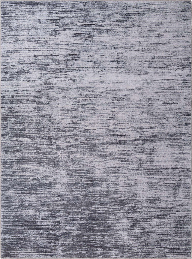 Gray 9' x 12' Asha Rectangle Area Rug 100% Chenille Cotton Easy Clean Indoor Living Dining Bedroom Office Carpet for Sale at Rug Engine