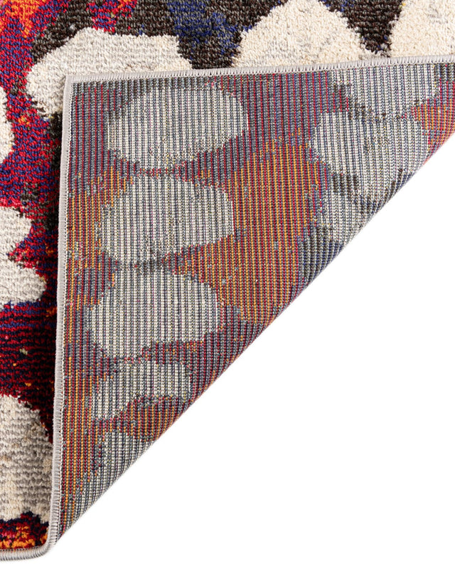 Multicolor 7' 10 x 7' 10 Haerfest Square Area Rug Abstract Super Colorful Modern Vivid Carpet for Unique Interior Design Room Decorating for Sale at Rug Engine