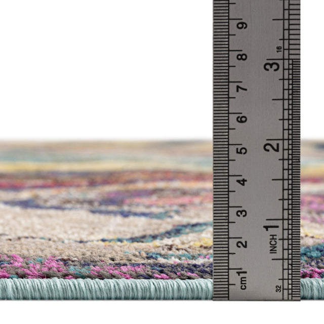 Multicolor 2' 2 x 3' 1 Haerfest Oval Area Rug Abstract Super Colorful Modern Vivid Carpet for Unique Interior Design Room Decorating for Sale at Rug Engine