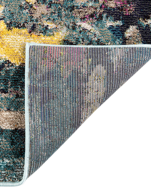 Multicolor 5' 3 x 5' 3 Haerfest Square Area Rug Abstract Super Colorful Modern Vivid Carpet for Unique Interior Design Room Decorating for Sale at Rug Engine
