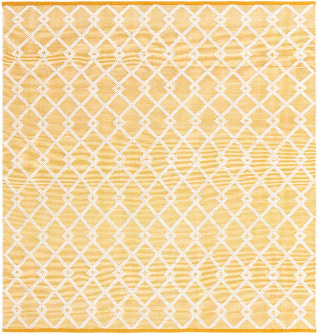 English Daisy 8' x 8' Jill Zarin Dorset Square Area Rug Premium Wool & Cotton Blend All Natural Pile Carpet for Bedrooms, Offices, Living Rooms, Dorms for Sale at Rug Engine