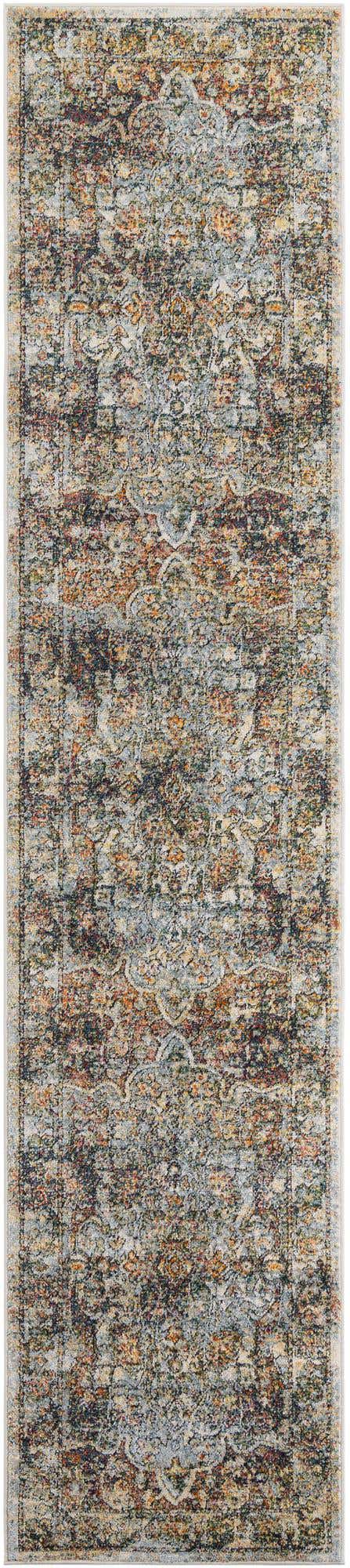 Ivory 2' 7 x 12' Isabella Runner Area Rug Polypropylene & Polyester Traditional Elegant Carpet for Living Rooms, Dining, Office, Dorms for Sale at Rug Engine