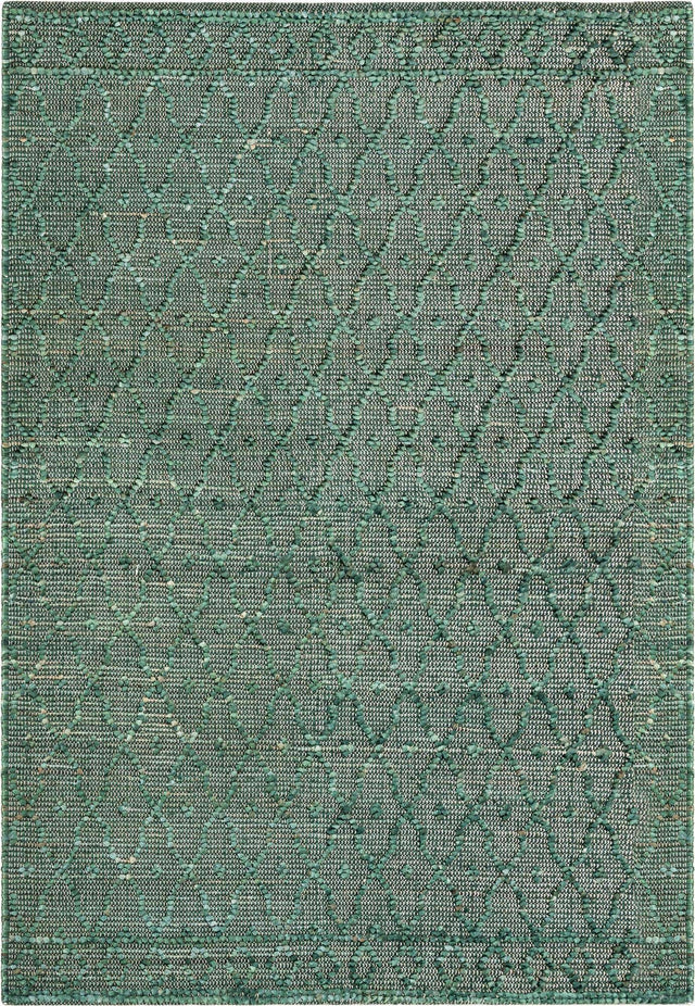 Hunter Green 5' 3 x 8' Larsa Rectangle Area Rug 90% Jute & 10% Cotton Premium All Natural Hand Woven Carpet for Home Interior Design Spaces for Sale at Rug Engine