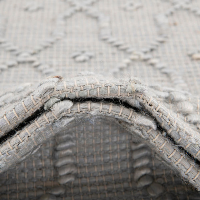 Gray 3' 1 x 5' 1 Larsa Rectangle Area Rug 90% Jute & 10% Cotton Premium All Natural Hand Woven Carpet for Home Interior Design Spaces for Sale at Rug Engine