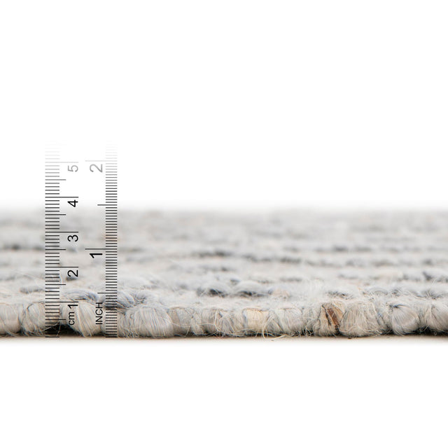 Gray 5' 3 x 5' 3 Larsa Square Area Rug 90% Jute & 10% Cotton Premium All Natural Hand Woven Carpet for Home Interior Design Spaces for Sale at Rug Engine