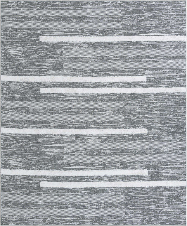 Gray 9' 10 x 12' Abbey Rectangle Area Rug 100% Cotton All Natural Living Dining Room Bedroom Carpet for Sale at Rug Engine