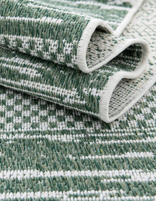 Green 6' 5 x 9' Abbey Rectangle Area Rug 100% Cotton All Natural Living Dining Room Bedroom Carpet for Sale at Rug Engine