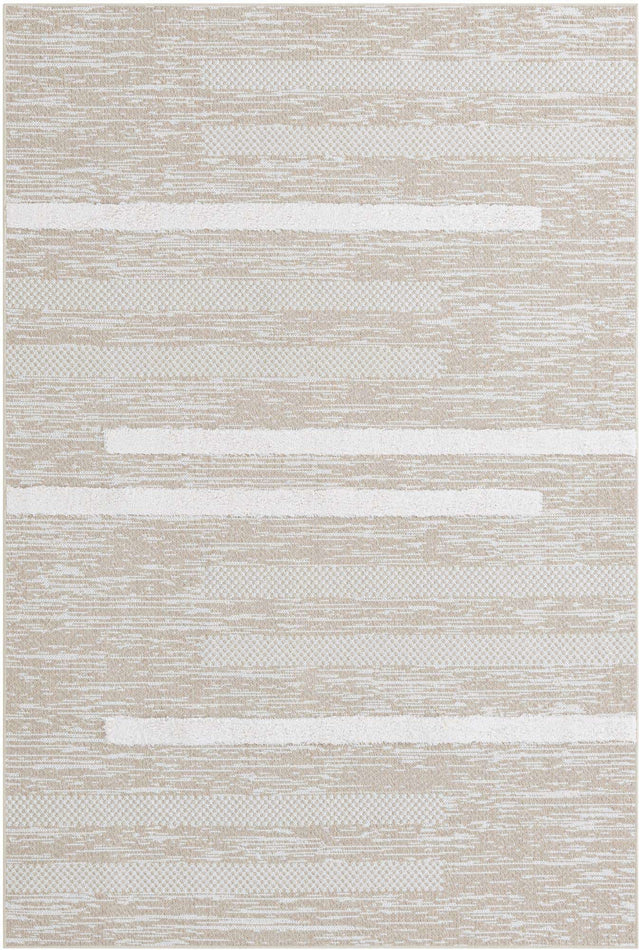 Ivory 5' 3 x 8' Abbey Rectangle Area Rug 100% Cotton All Natural Living Dining Room Bedroom Carpet for Sale at Rug Engine