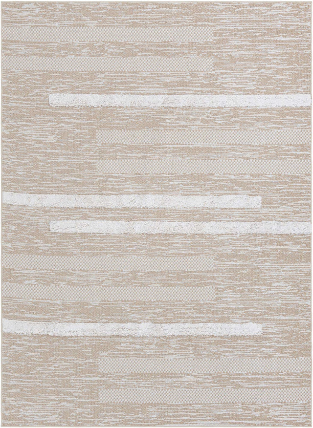Ivory 6' 5 x 9' Abbey Rectangle Area Rug 100% Cotton All Natural Living Dining Room Bedroom Carpet for Sale at Rug Engine