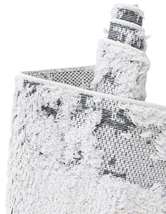 Gray 2' 7 x 12' Abbey Runner Area Rug 100% Cotton All Natural Living Dining Room Bedroom Carpet for Sale at Rug Engine