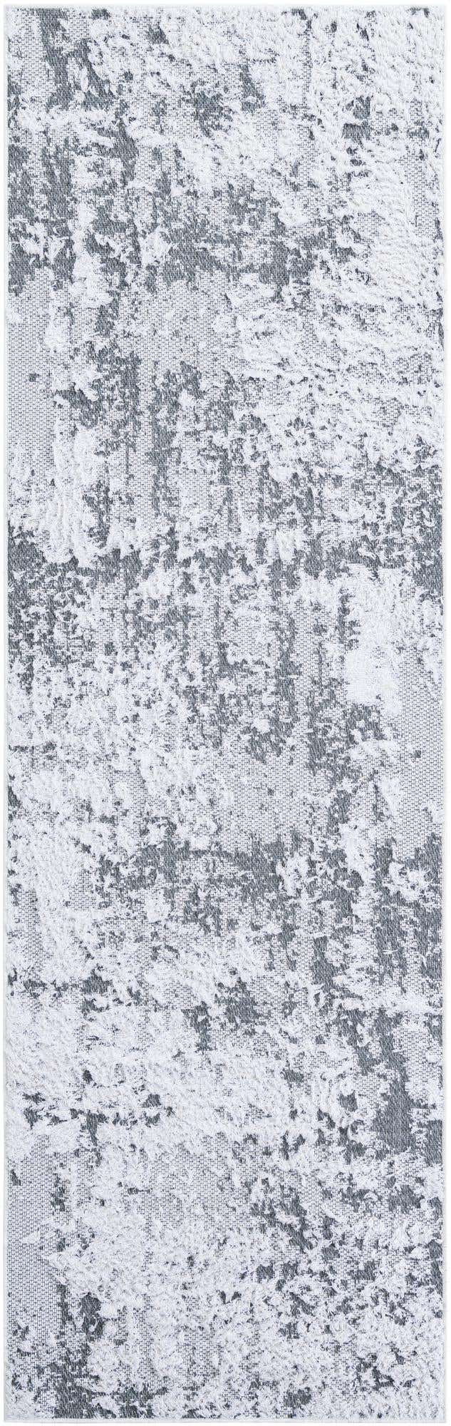 Gray 2' 7 x 8' Abbey Runner Area Rug 100% Cotton All Natural Living Dining Room Bedroom Carpet for Sale at Rug Engine