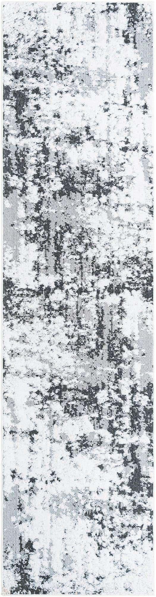 Black 2' 7 x 10' Abbey Runner Area Rug 100% Cotton All Natural Living Dining Room Bedroom Carpet for Sale at Rug Engine