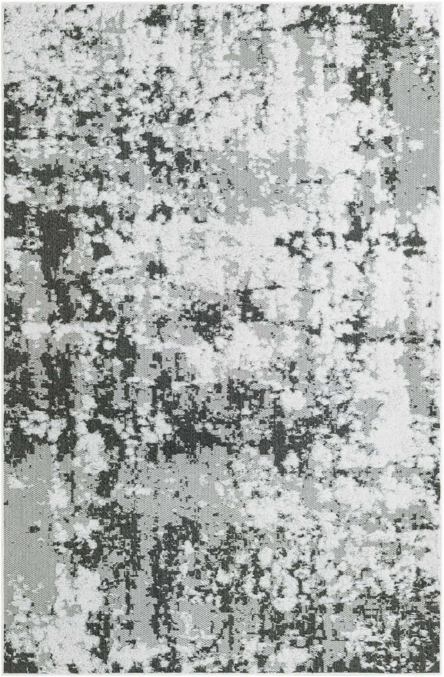 Black 5' 3 x 8' Abbey Rectangle Area Rug 100% Cotton All Natural Living Dining Room Bedroom Carpet for Sale at Rug Engine