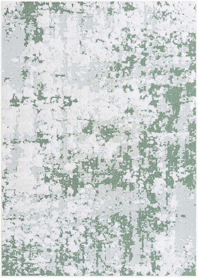 Green 6' 5 x 9' Abbey Rectangle Area Rug 100% Cotton All Natural Living Dining Room Bedroom Carpet for Sale at Rug Engine
