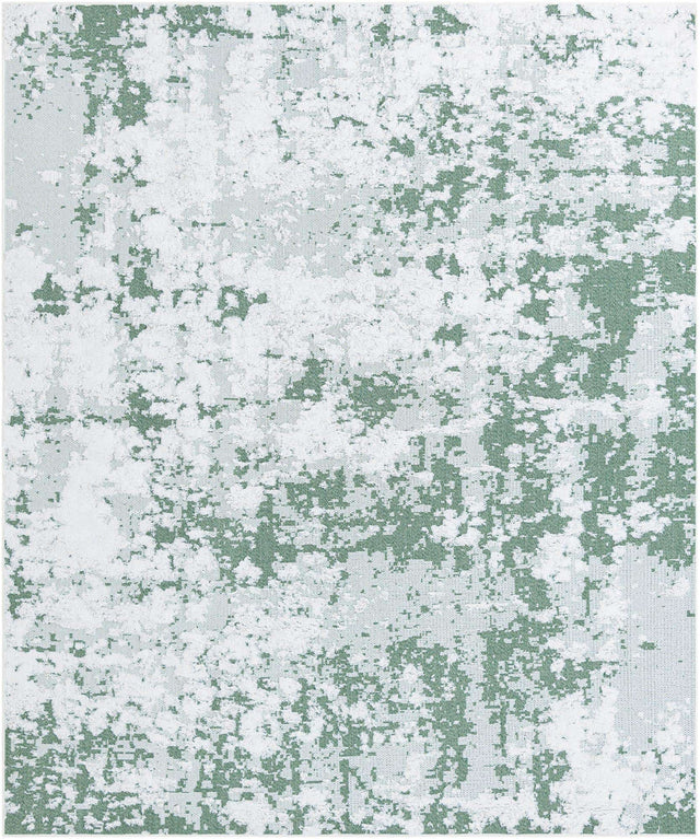 Green 8' 2 x 10' Abbey Rectangle Area Rug 100% Cotton All Natural Living Dining Room Bedroom Carpet for Sale at Rug Engine