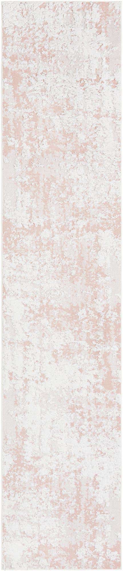 Pink 2' 7 x 12' Abbey Runner Area Rug 100% Cotton All Natural Living Dining Room Bedroom Carpet for Sale at Rug Engine