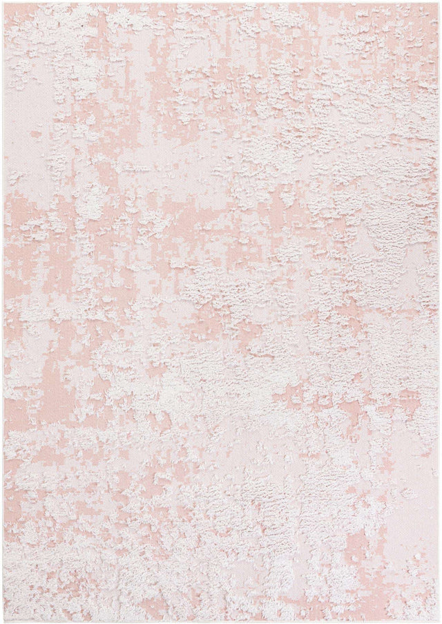 Pink 6' 5 x 9' Abbey Rectangle Area Rug 100% Cotton All Natural Living Dining Room Bedroom Carpet for Sale at Rug Engine