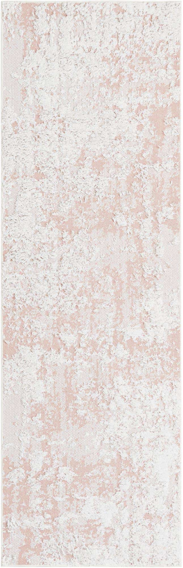 Pink 2' 7 x 8' Abbey Runner Area Rug 100% Cotton All Natural Living Dining Room Bedroom Carpet for Sale at Rug Engine