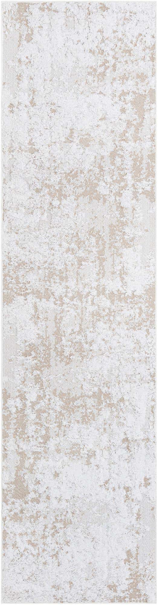 Ivory 2' 7 x 10' Abbey Runner Area Rug 100% Cotton All Natural Living Dining Room Bedroom Carpet for Sale at Rug Engine
