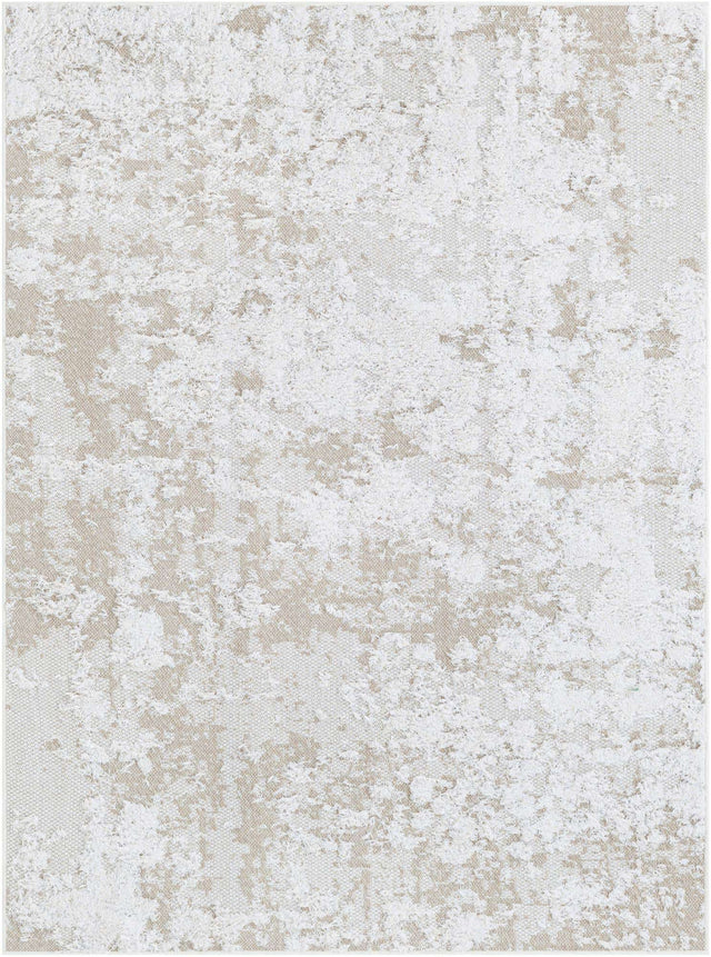 Ivory 4' 5 x 6' 1 Abbey Rectangle Area Rug 100% Cotton All Natural Living Dining Room Bedroom Carpet for Sale at Rug Engine