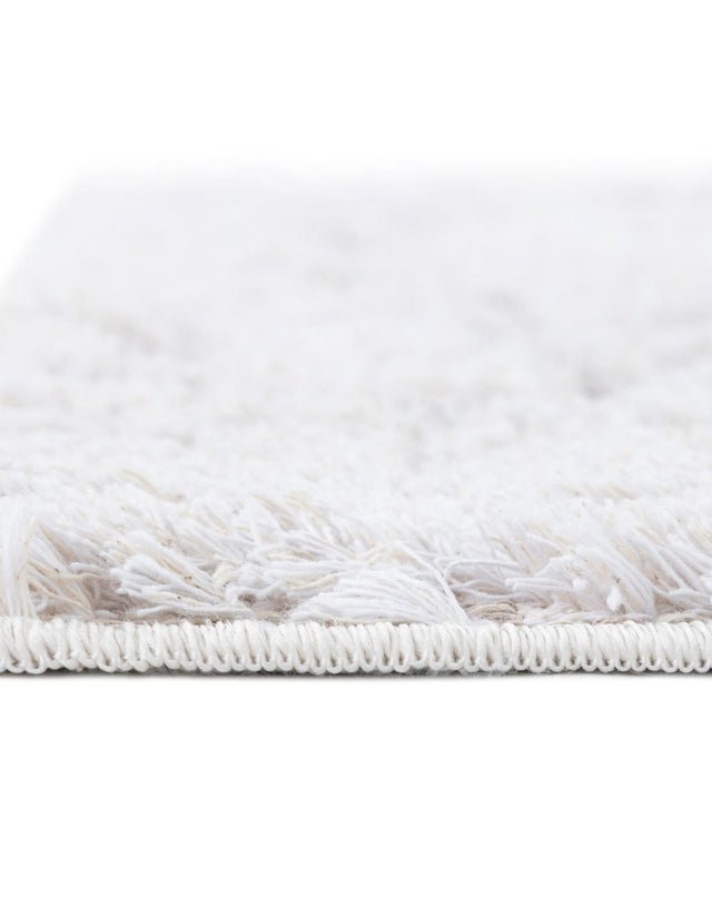 Ivory 9' 10 x 14' 1 Abbey Rectangle Area Rug 100% Cotton All Natural Living Dining Room Bedroom Carpet for Sale at Rug Engine