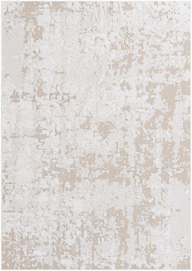 Ivory 6' 5 x 9' Abbey Rectangle Area Rug 100% Cotton All Natural Living Dining Room Bedroom Carpet for Sale at Rug Engine