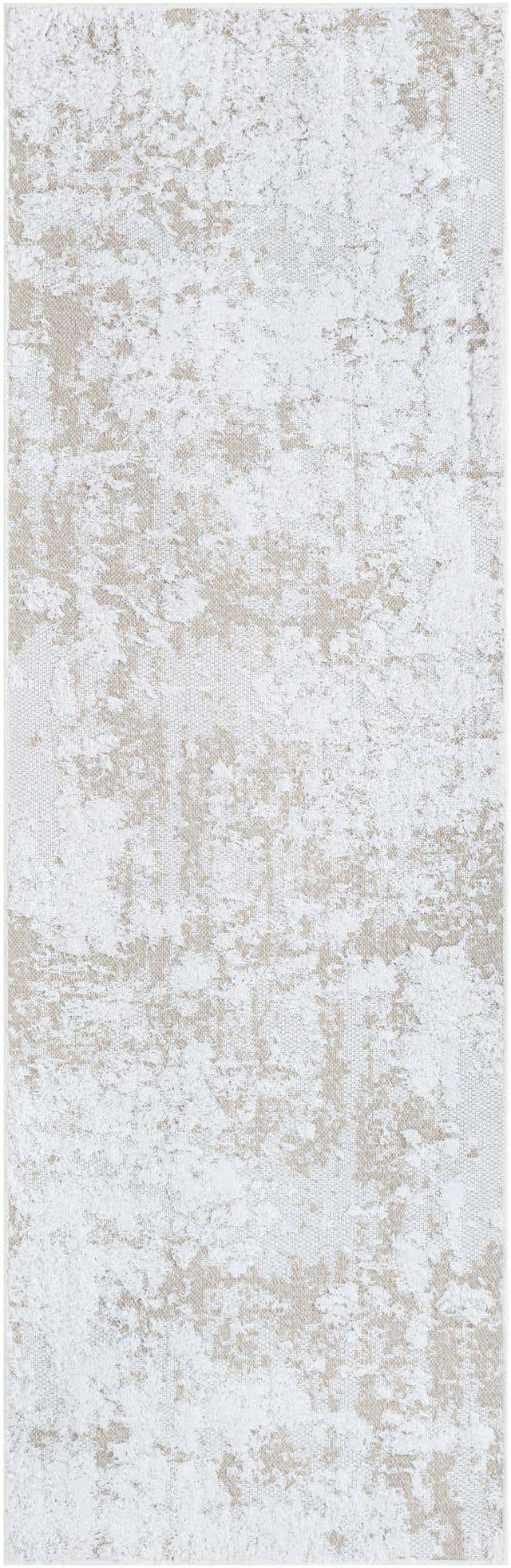 Ivory 2' 7 x 8' Abbey Runner Area Rug 100% Cotton All Natural Living Dining Room Bedroom Carpet for Sale at Rug Engine