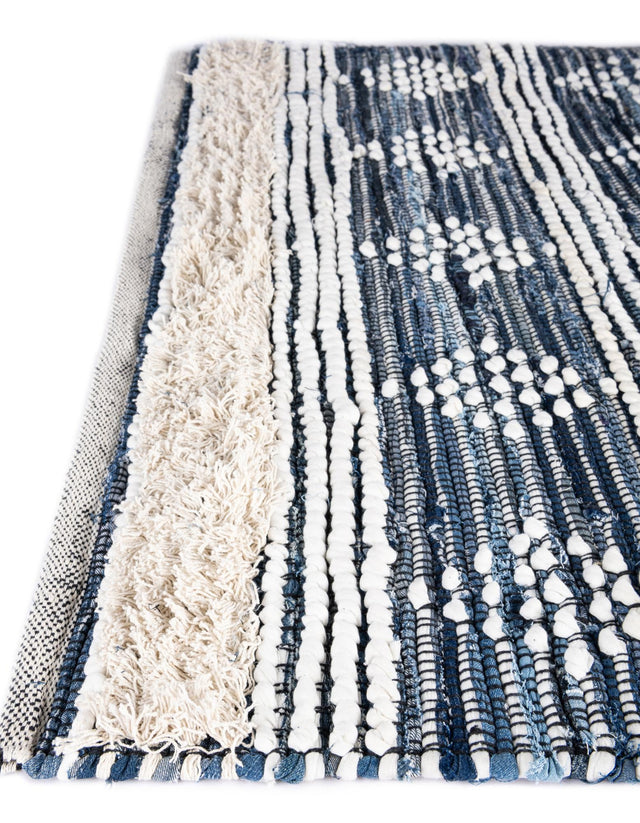 13 pcs Ivory 0' 9 x 2' 6 Cotton Chindi Indoor Stair Treads Accent Area Rug Staircase Set Geometric Boho Carpet Mat for Interior Design Home Decor for Sale at Rug Engine