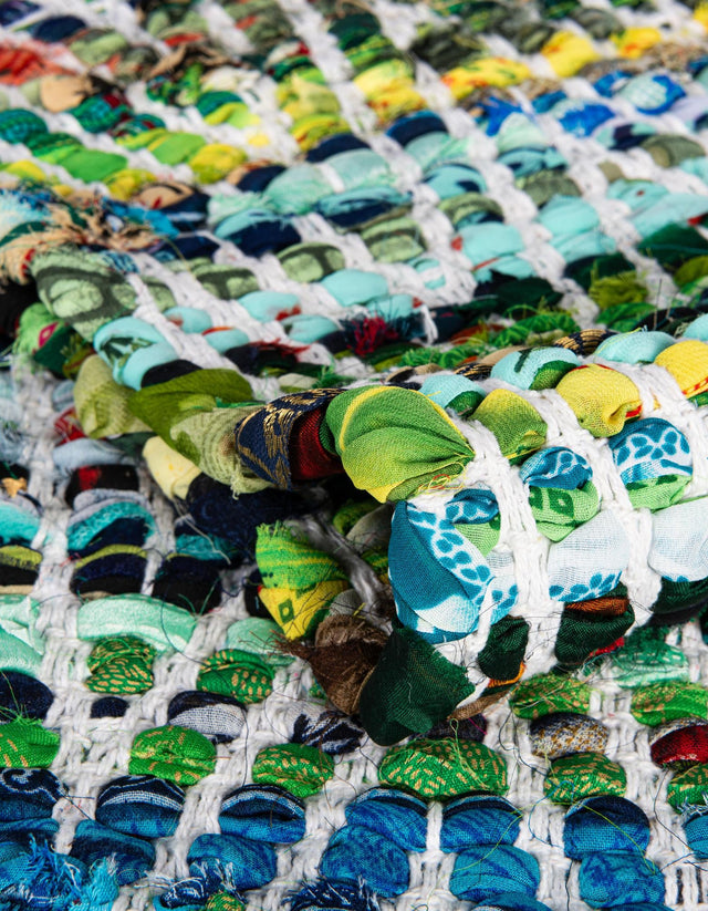 13 pcs Green 0' 9 x 2' 6 Chindi Chevron Indoor Stair Treads Accent Area Rug Staircase Set 100% Denim Cotton All Natural Modern Geometric Carpet Dining Living Rooms Bathroom Dorm Decor for Sale at Rug Engine