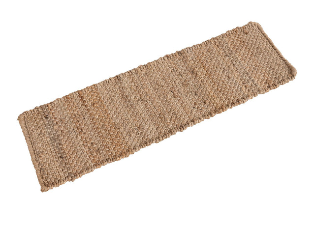13 pcs Natural 0' 9 x 2' 6 Chunky Jute Indoor Stair Treads Accent Area Rug Staircase Set 100% All Natural Jute Sustainable Eco-Friendly Carpet Mat for Natural Interior Design Homes for Sale at Rug Engine