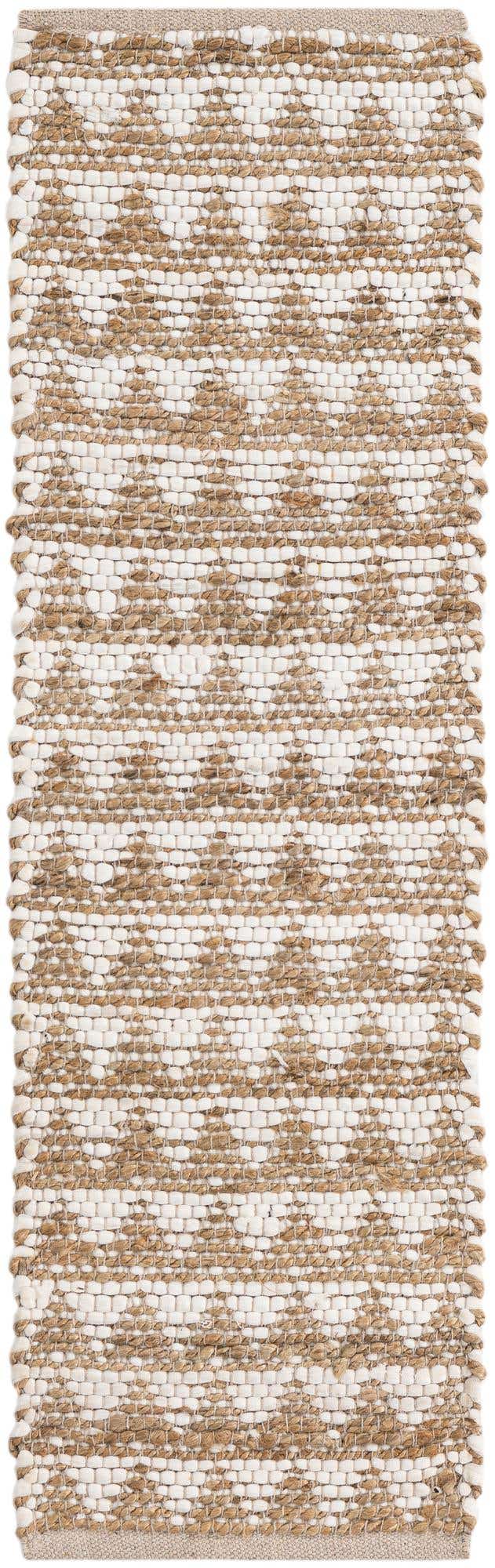 White 1' 2 x 4' 1 Chindi Jute Table Runner Area Rug Decorative Dining Room Kitchen All Natural Material Table Cover Interior Design Home Decor Carpet Mat for Sale at Rug Engine