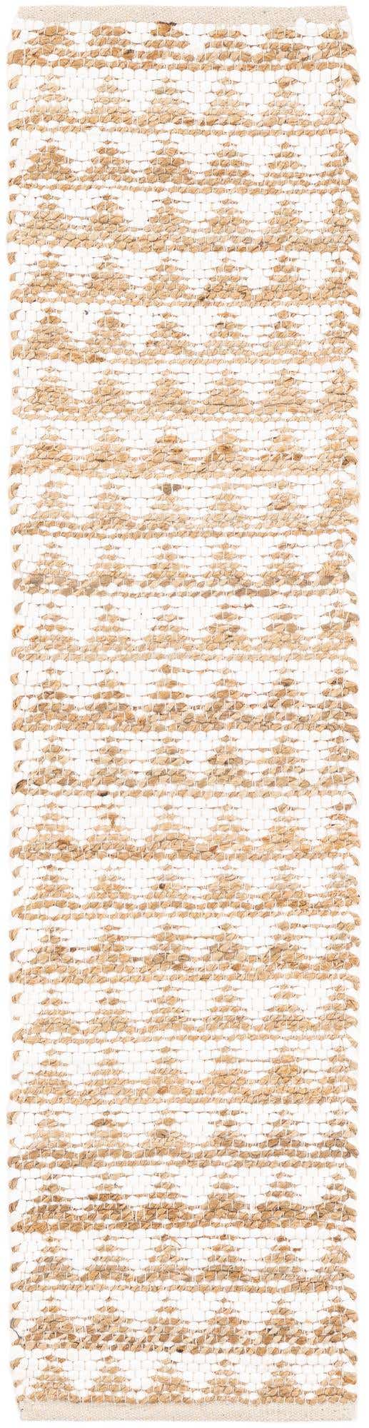 White 1' 2 x 5' 1 Chindi Jute Table Runner Area Rug Decorative Dining Room Kitchen All Natural Material Table Cover Interior Design Home Decor Carpet Mat for Sale at Rug Engine