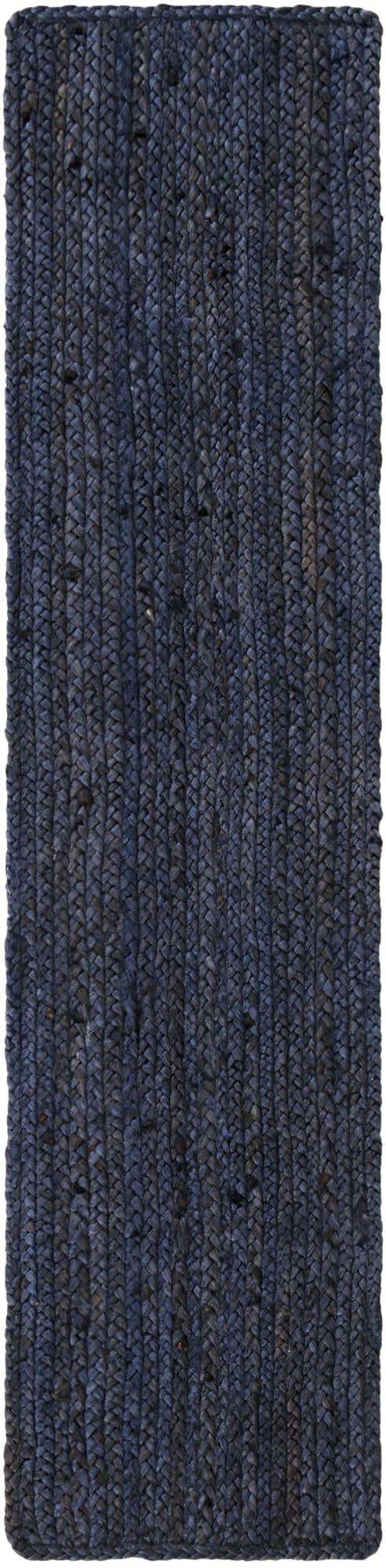 Navy Blue 1' 2 x 5' 1 Braided Jute Table Runner Area Rug Decorative Dining Room Kitchen All Natural Material Table Cover 100% Jute Hand Braided Natural Eco-Friendly Boho Style Carpet for Living Rooms Dining Office Space Dorms for Sale at Rug Engine