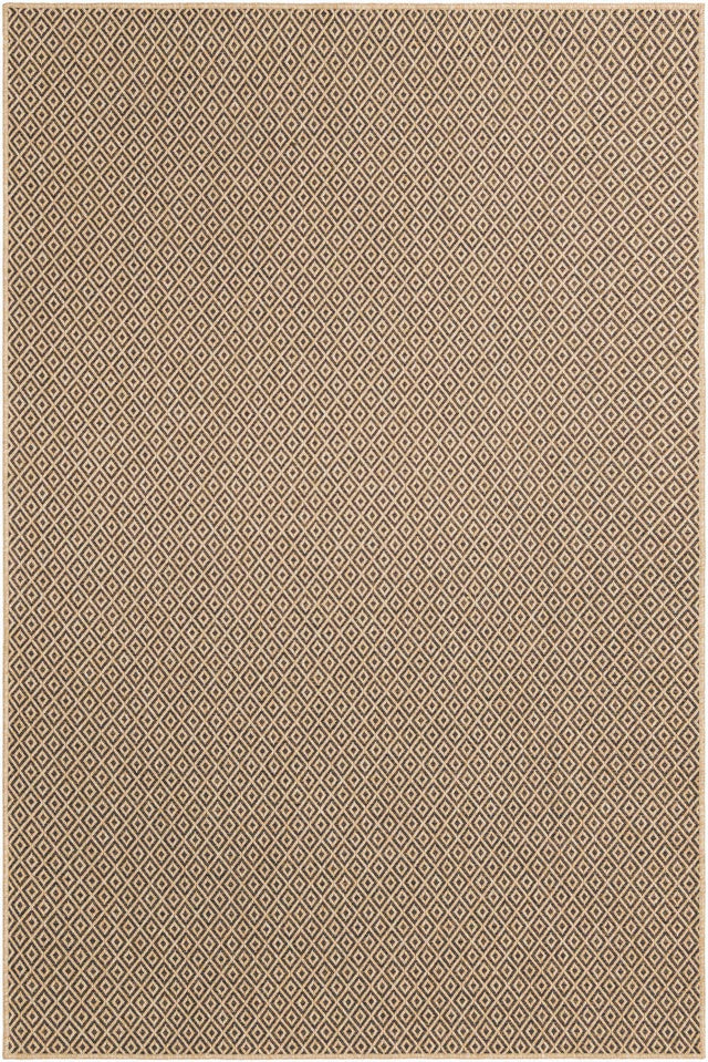 Natural and Brown 6' 3 x 9' Dunes Rectangle Area Rug 100% Polypropylene With Cotton Backing Carpet for Living, Dining, Office, Dorms, Bedrooms for Sale at Rug Engine