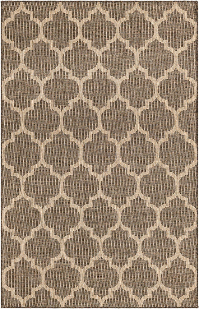Brown 5' 5 x 8' Dunes Rectangle Area Rug 100% Polypropylene With Cotton Backing Carpet for Living, Dining, Office, Dorms, Bedrooms for Sale at Rug Engine