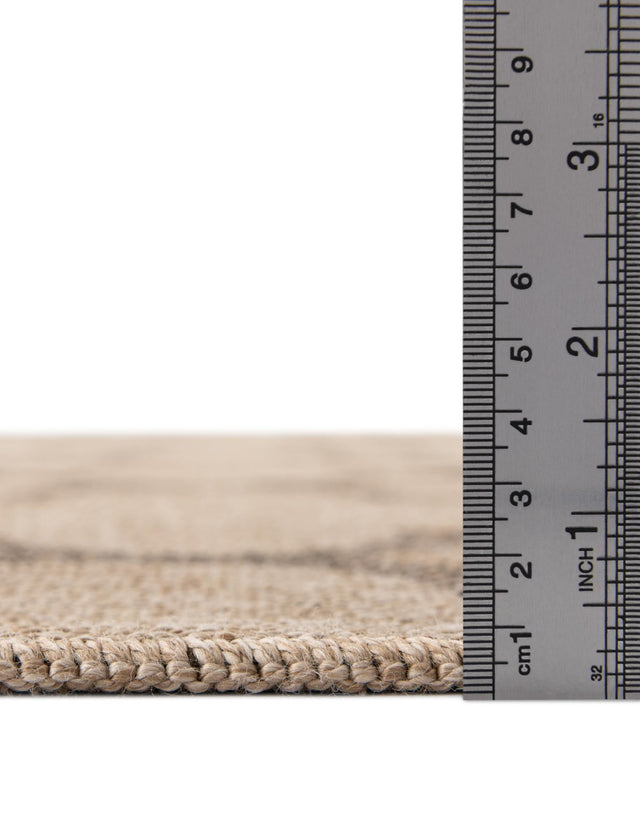 Natural 2' 9 x 6' 1 Dunes Runner Area Rug 100% Polypropylene With Cotton Backing Carpet for Living, Dining, Office, Dorms, Bedrooms for Sale at Rug Engine