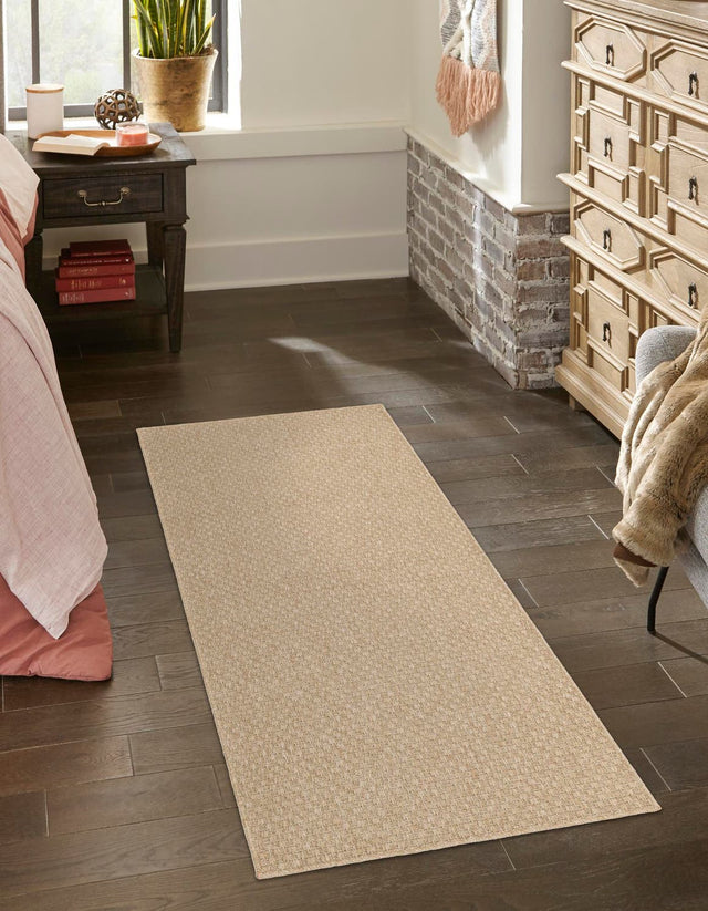 Natural 2' 7 x 6' 1 Dunes Runner Area Rug 100% Polypropylene With Cotton Backing Carpet for Living, Dining, Office, Dorms, Bedrooms for Sale at Rug Engine