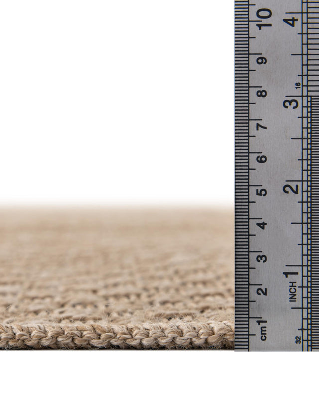 Natural 7' 10 x 7' 10 Dunes Square Area Rug 100% Polypropylene With Cotton Backing Carpet for Living, Dining, Office, Dorms, Bedrooms for Sale at Rug Engine