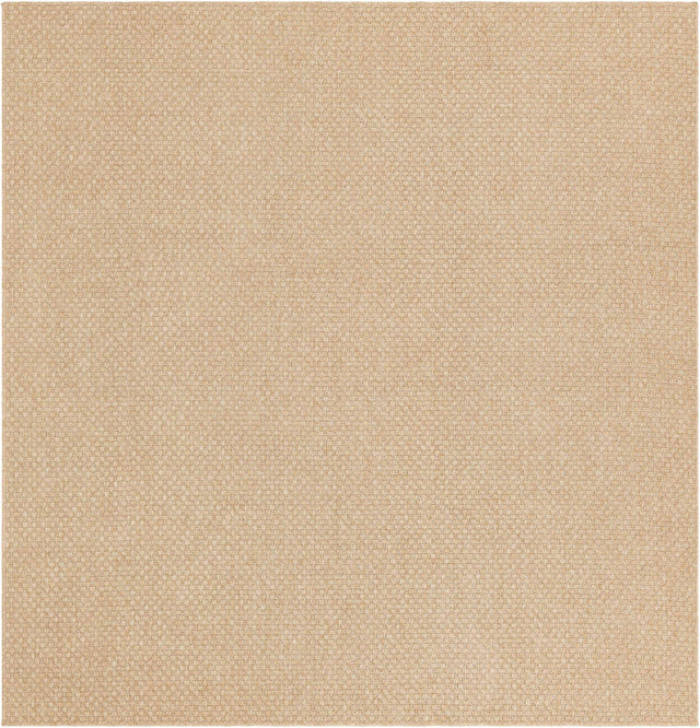 Natural 7' 10 x 7' 10 Dunes Square Area Rug 100% Polypropylene With Cotton Backing Carpet for Living, Dining, Office, Dorms, Bedrooms for Sale at Rug Engine