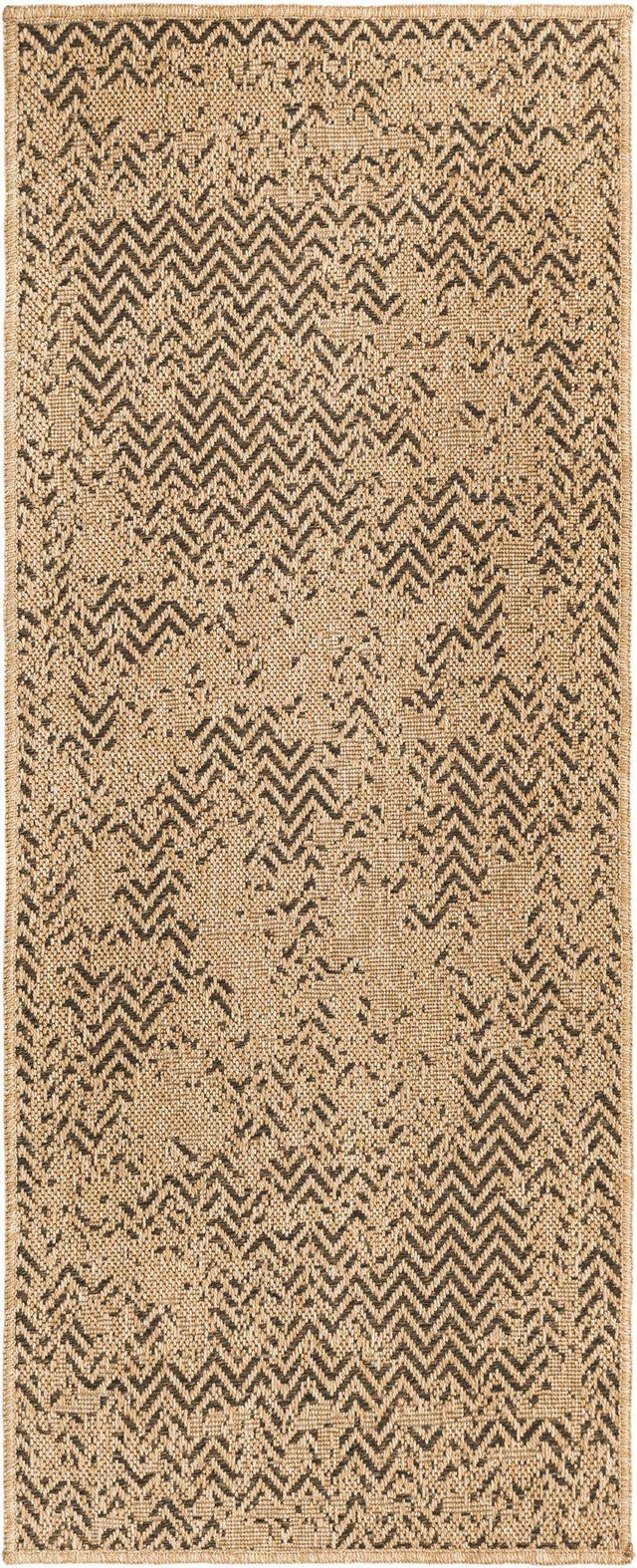 Natural 2' x 5' 3 Dunes Runner Area Rug 100% Polypropylene With Cotton Backing Carpet for Living, Dining, Office, Dorms, Bedrooms for Sale at Rug Engine