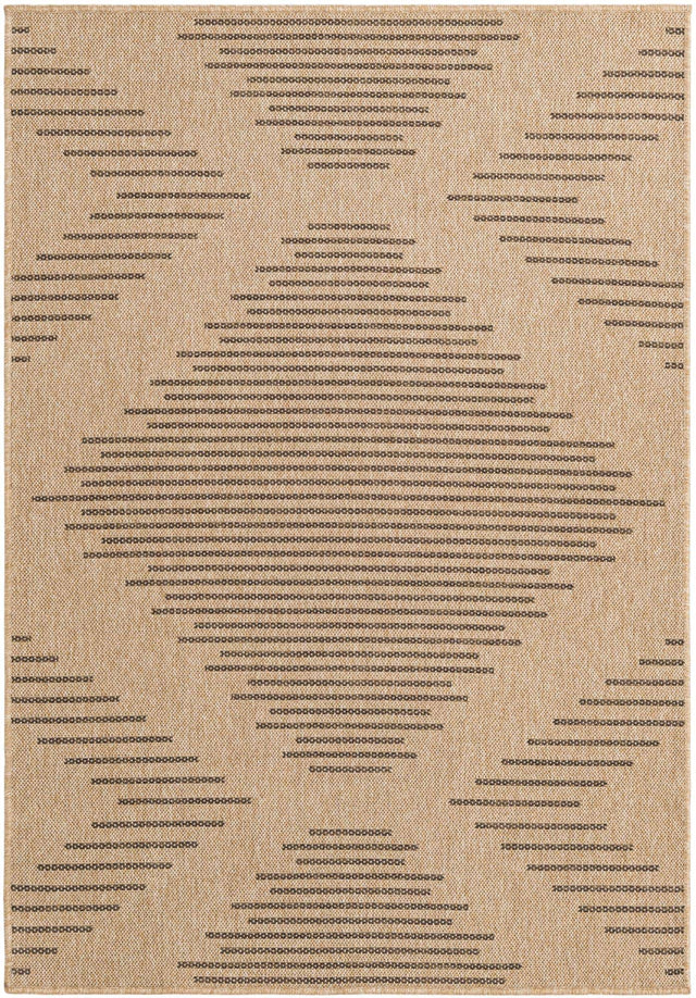 Natural 4' 3 x 6' 1 Dunes Rectangle Area Rug 100% Polypropylene With Cotton Backing Carpet for Living, Dining, Office, Dorms, Bedrooms for Sale at Rug Engine