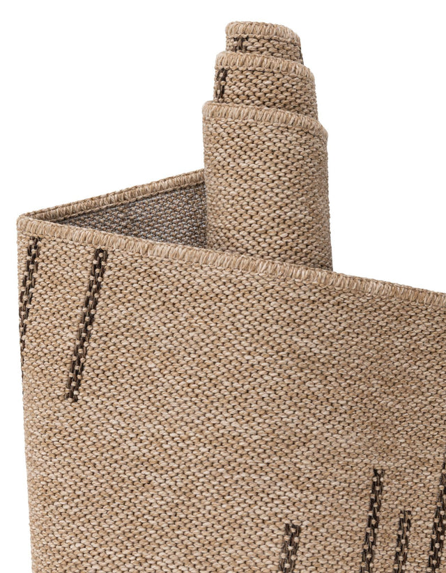 Natural 5' 5 x 8' Dunes Rectangle Area Rug 100% Polypropylene With Cotton Backing Carpet for Living, Dining, Office, Dorms, Bedrooms for Sale at Rug Engine