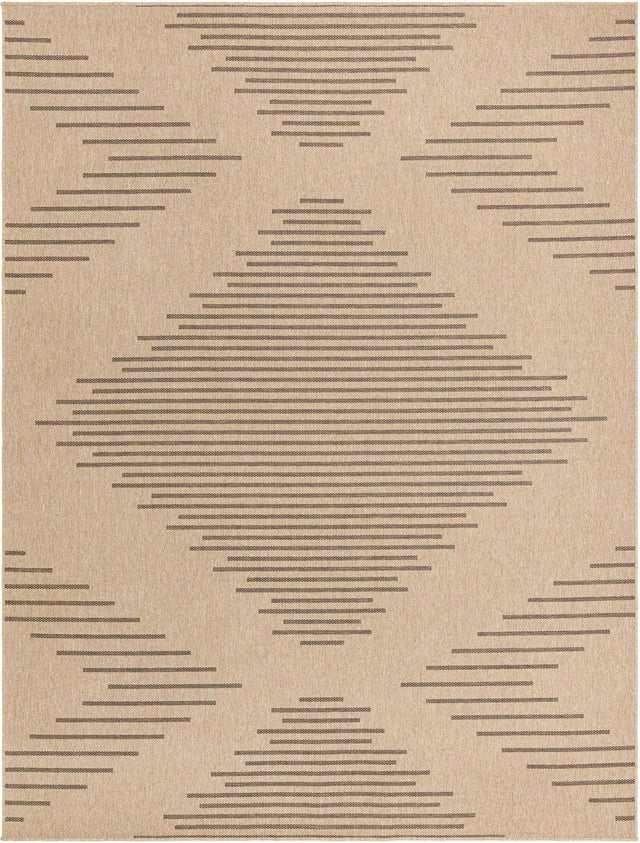 Natural 9' x 12' Dunes Rectangle Area Rug 100% Polypropylene With Cotton Backing Carpet for Living, Dining, Office, Dorms, Bedrooms for Sale at Rug Engine