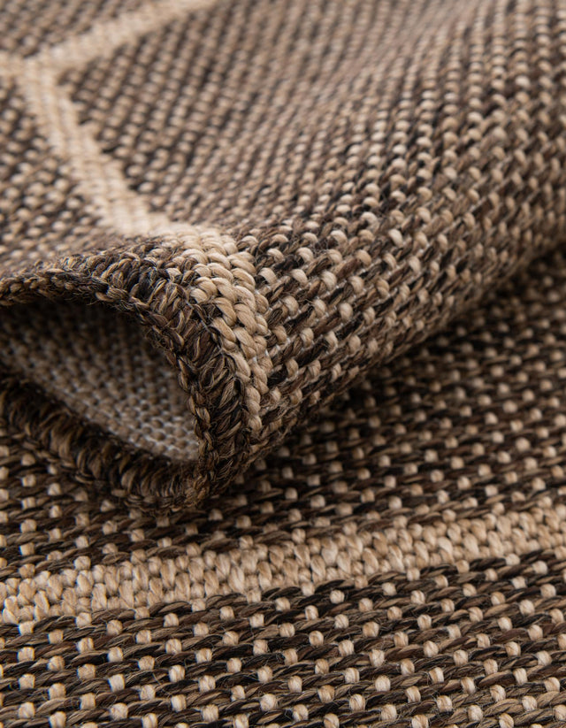 Brown 4' 3 x 6' 1 Dunes Rectangle Area Rug 100% Polypropylene With Cotton Backing Carpet for Living, Dining, Office, Dorms, Bedrooms for Sale at Rug Engine