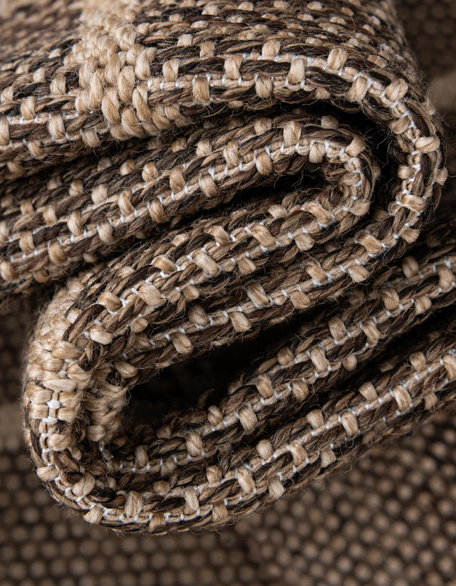 Brown 4' 3 x 6' 1 Dunes Rectangle Area Rug 100% Polypropylene With Cotton Backing Carpet for Living, Dining, Office, Dorms, Bedrooms for Sale at Rug Engine