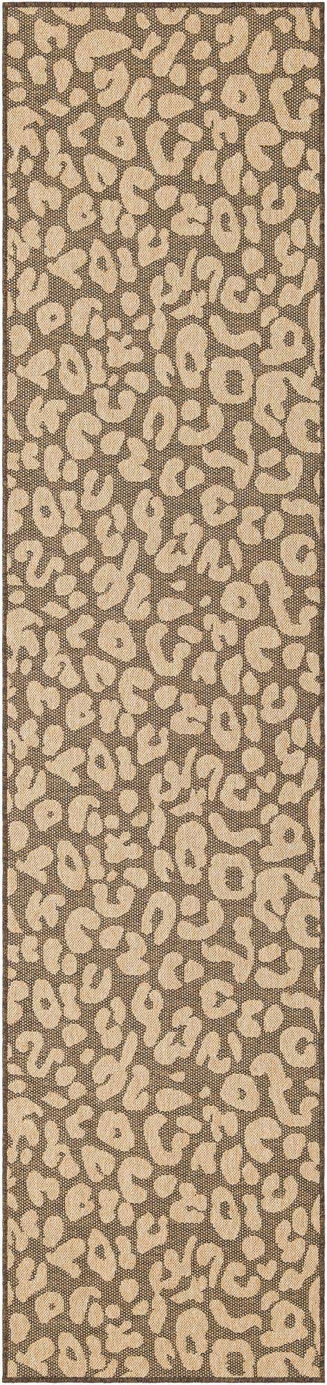 Brown 2' 7 x 12' Dunes Runner Area Rug 100% Polypropylene With Cotton Backing Carpet for Living, Dining, Office, Dorms, Bedrooms for Sale at Rug Engine